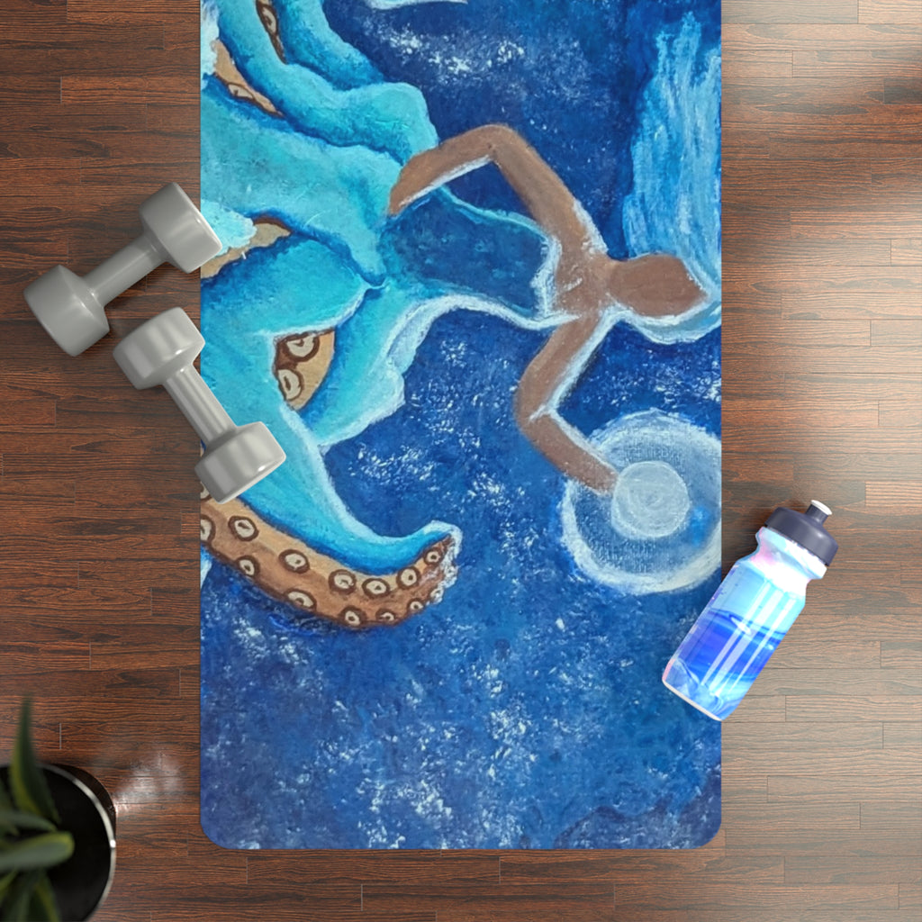 Hanging the Moon Rubber Yoga Mat