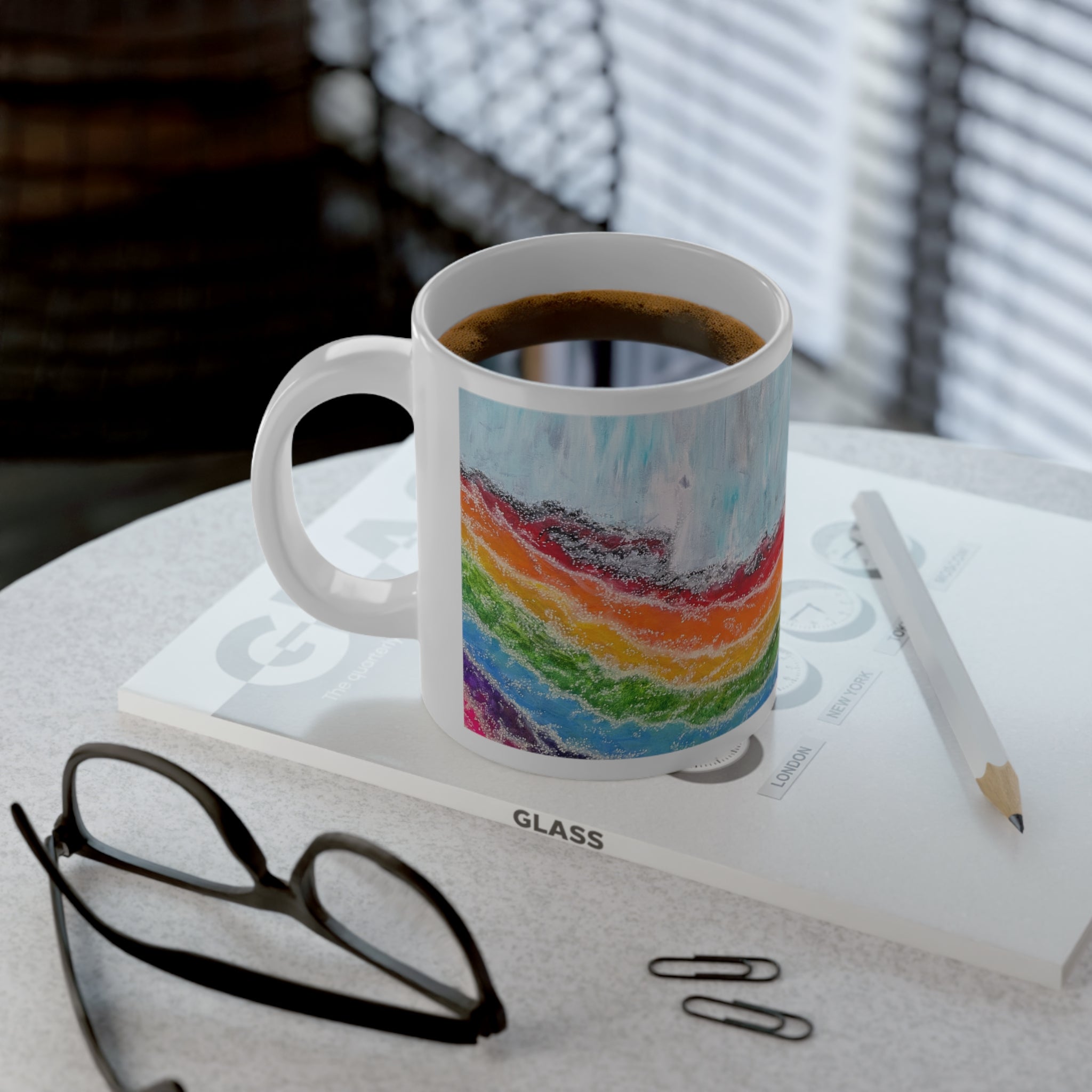 Silent Rainbow Jumbo Studio Mug