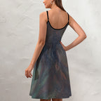 Women's Elegant Suspender Dress Intermission Blues Series