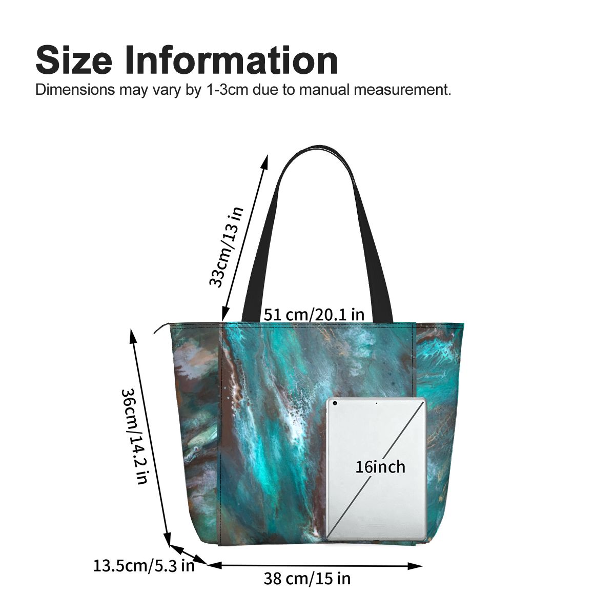 Artful Yoga Tote Bag