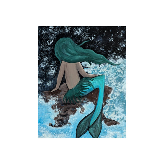 Musing Mermaid Fine Art Posters