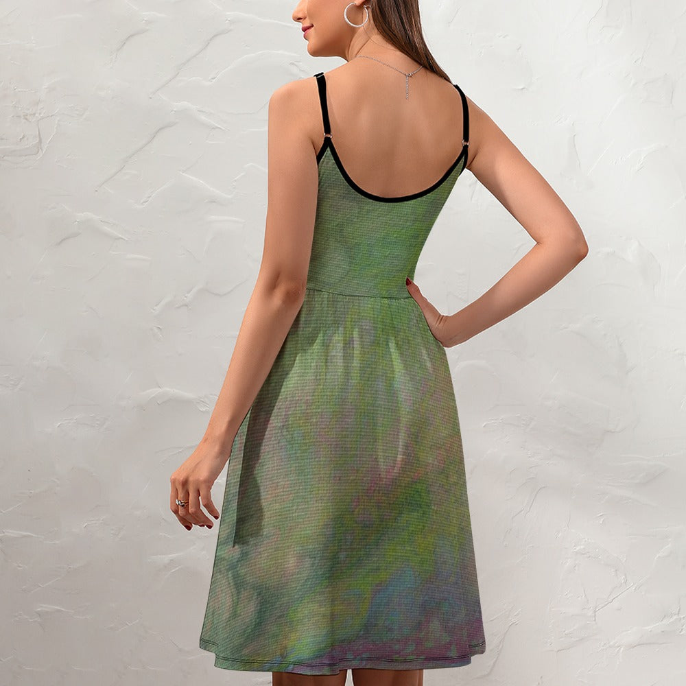 Women's Elegant Suspender Dress Standing Ovation Series