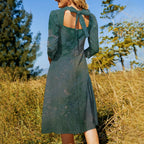 Sweetheart Knot Flare Dress
