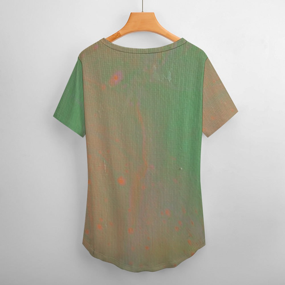 Women’s Printed V-Neck Tee Standing Ovation Series