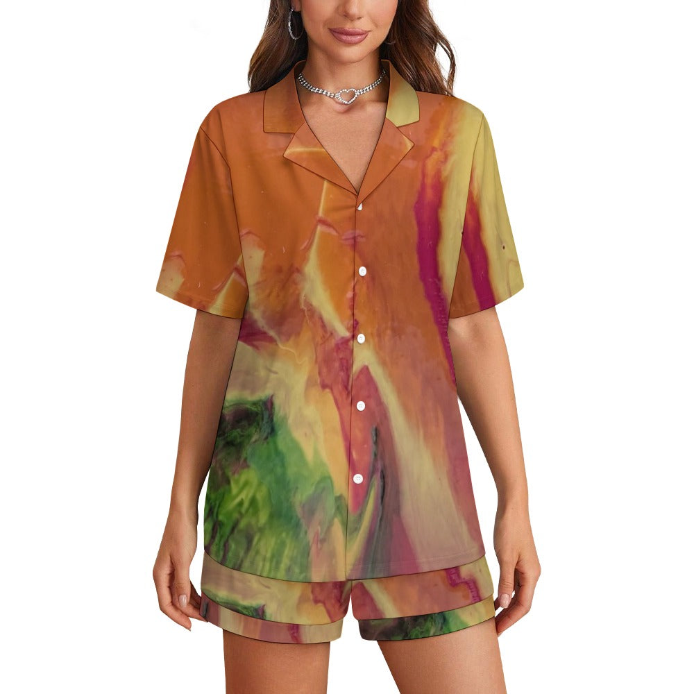 Women’s Short Sleeve Pajama Set Standing Ovation Series