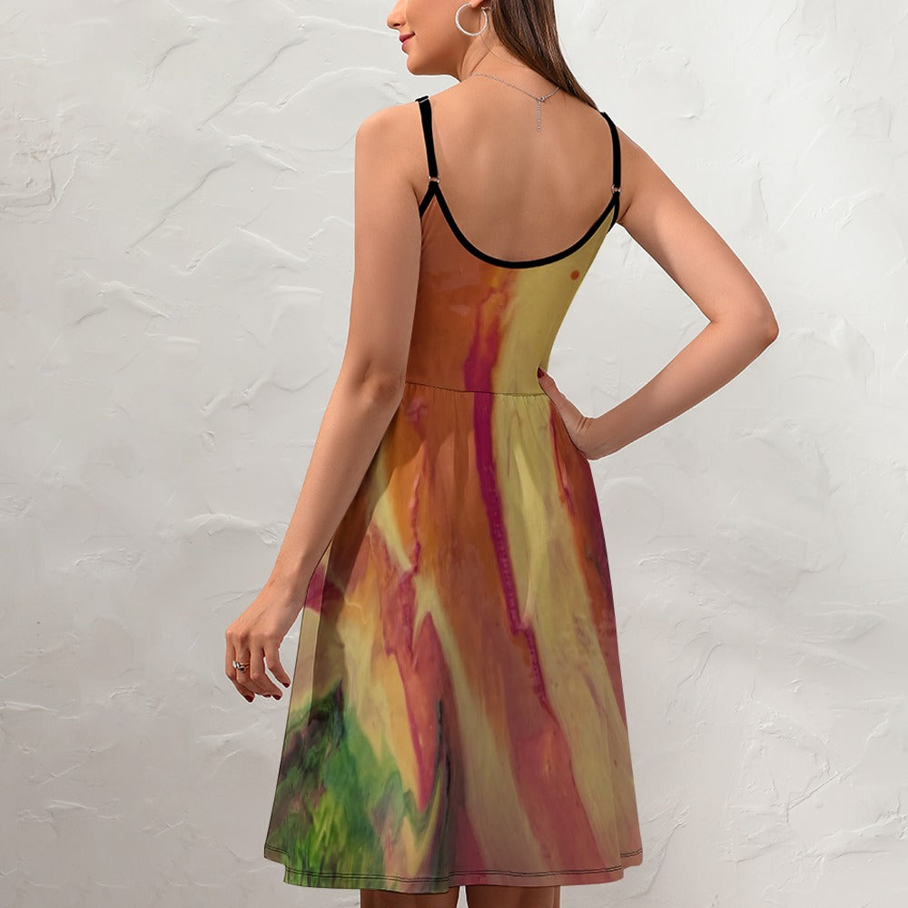 Women's Elegant Suspender Dress Standing Ovation Series