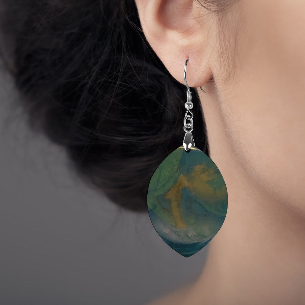 Garden After Rain Pendant Earrings