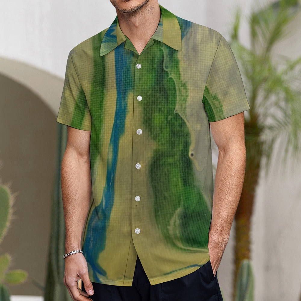 Men’s Short Sleeve Button Down Shirt Standing Ovation Series