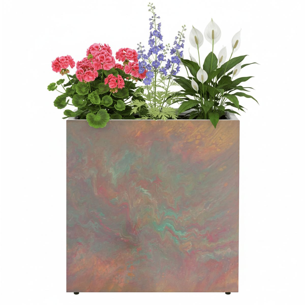 Outdoor Metal Art Planter – Artist Edition Dragons Gate