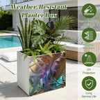 Outdoor Metal Art Planter – Artist Edition Abstracted
