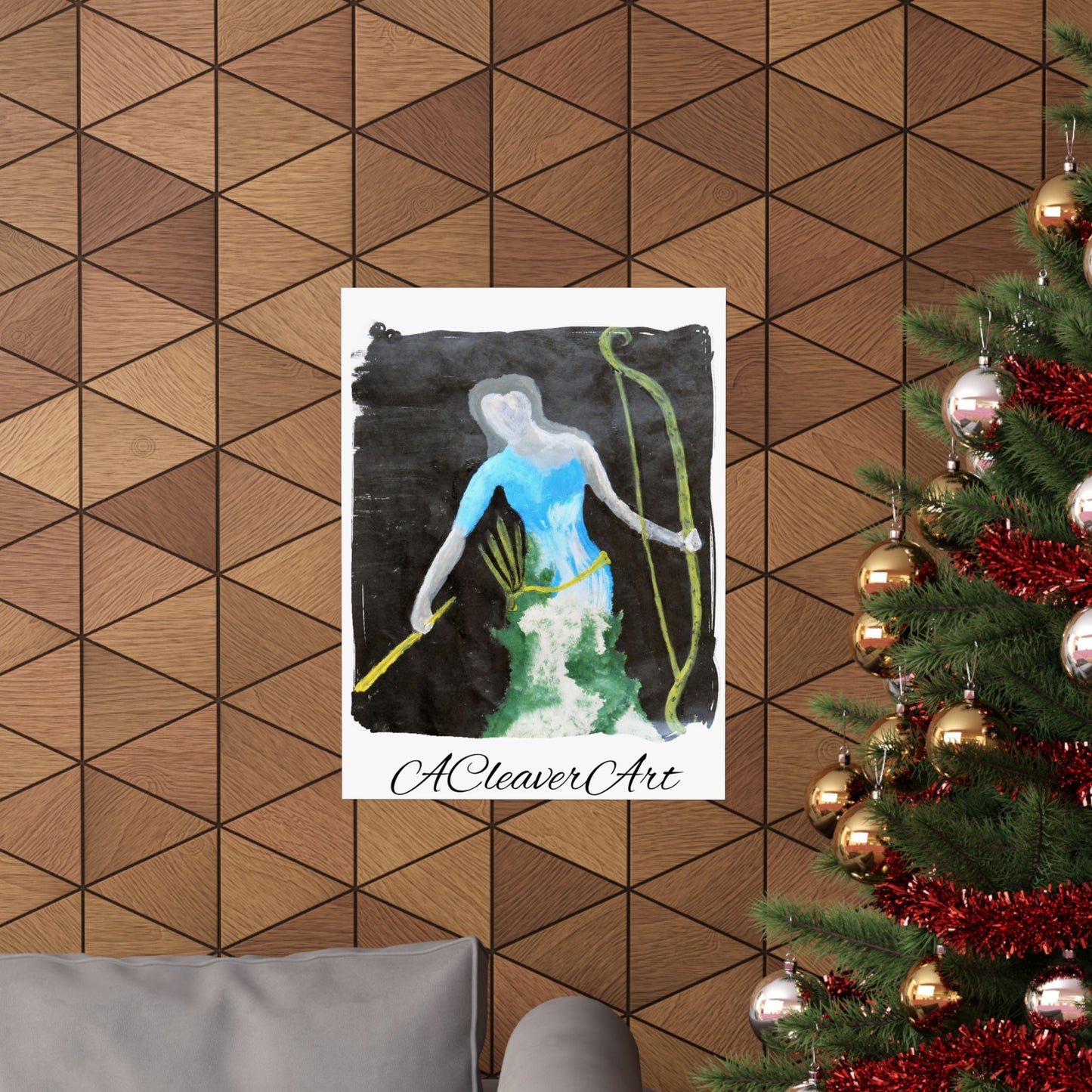 Archer Goddess Paper Poster