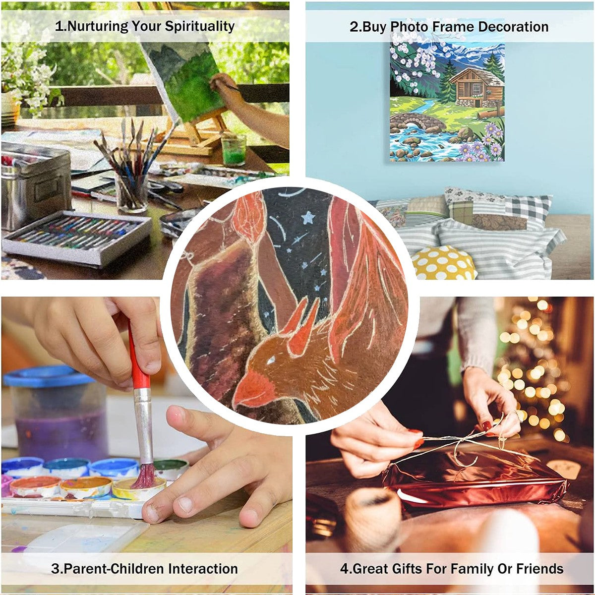 Paint by Numbers Kit Giffin and Goddess