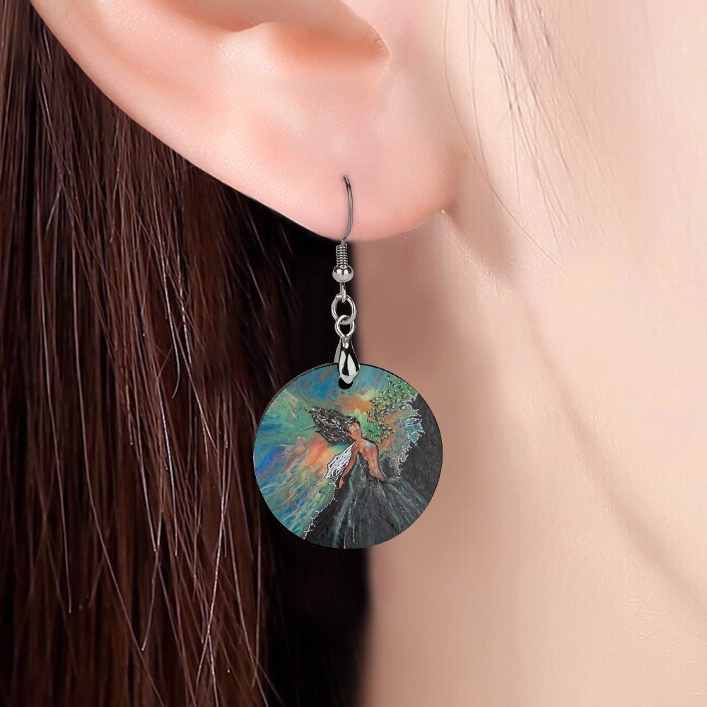 Goddess I Know Round Earring — Special Release- Blooming Into Truth