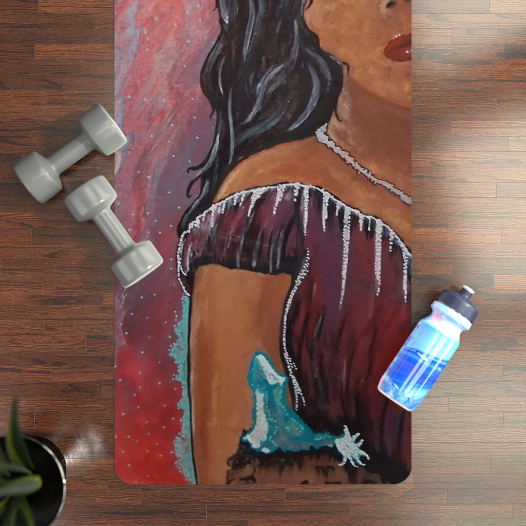 Finally (Artist's Private Collection) Rubber Yoga Mat