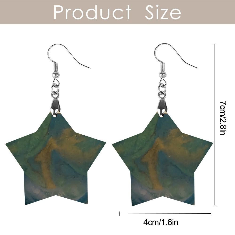 Garden After Rain Star Earrings