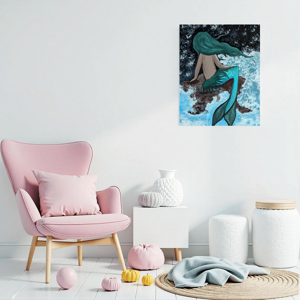 Paint by Numbers Kit Musing Mermaid