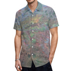 Men’s Short Sleeve Button Down Shirt Intermission Blues