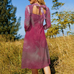 Sweetheart Knot Flare Dress