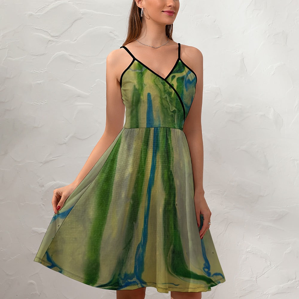 Women's Elegant Suspender Dress Standing Ovation Series