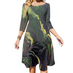Sweetheart Knot Flare Dress Intermission Blues Series
