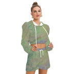 Electric Meadow Fleece Hoodie + Shorts Set