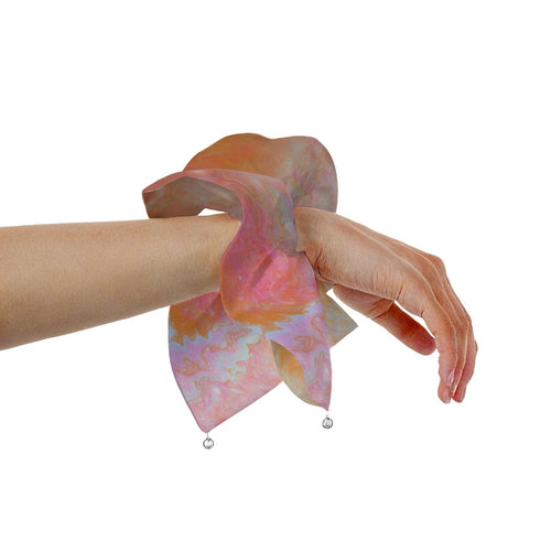Afterlight Bloom Satin Pearl Hair Tie
