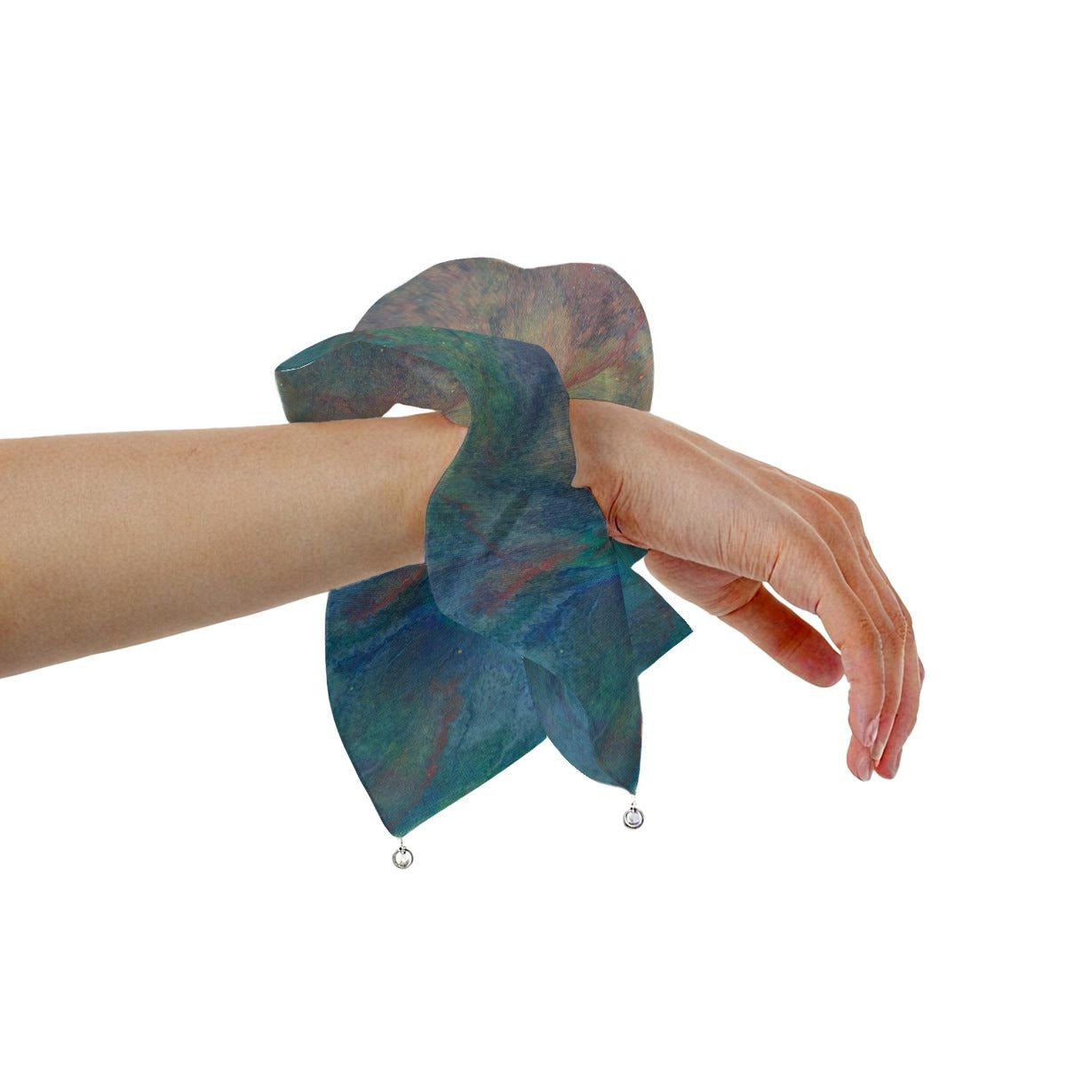 Cathedral Deep Satin Pearl Hair Tie