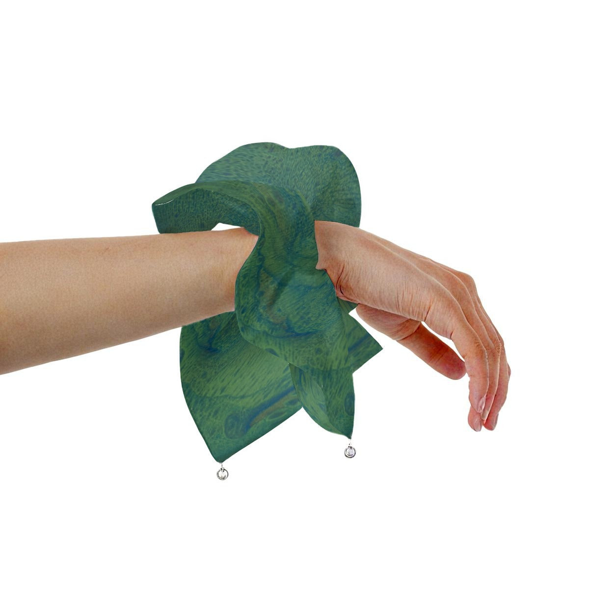 Spring Current Satin Pearl Hair Tie