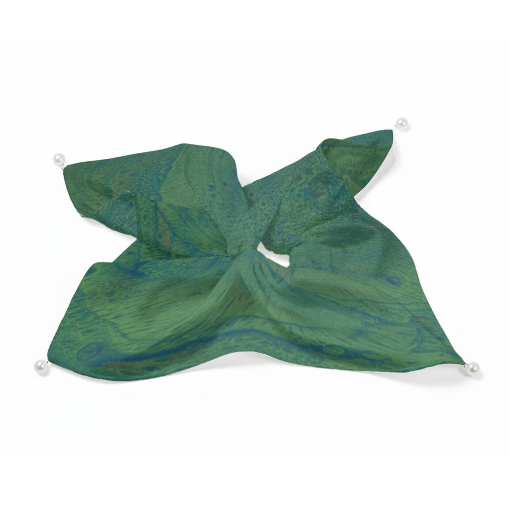 Spring Current Satin Pearl Hair Tie