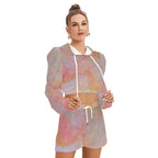 Afterlight Bloom Fleece Hoodie + Shorts Set