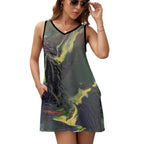 Pocket Tank Top Dress Intermission Blues Series