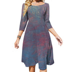 Sweetheart Knot Flare Dress Intermission Blues Series