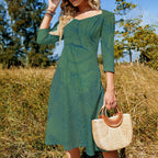 Sweetheart Knot Flare Dress Standing Ovation Series