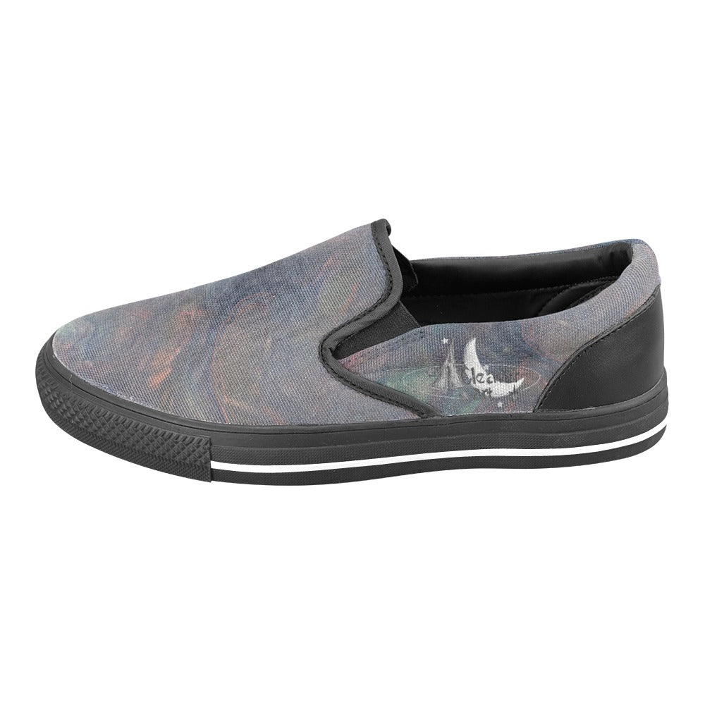 Slip-on Canvas Women's Shoes Intermission Blues Series