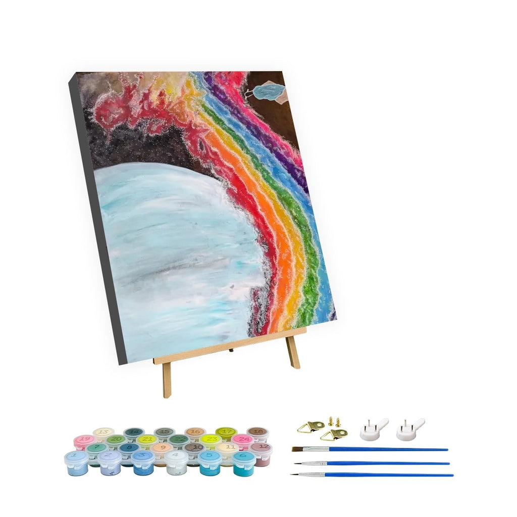 Paint by Numbers Kit Silent Rainbow