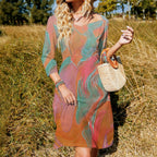 Sweetheart Knot Flare Dress