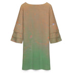 Lotus Leaf Sleeve Dress Standing Ovation Series