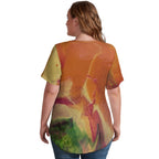 Women’s Printed V-Neck Tee Standing Ovation Series
