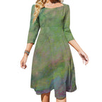 Sweetheart Knot Flare Dress Standing Ovation Series