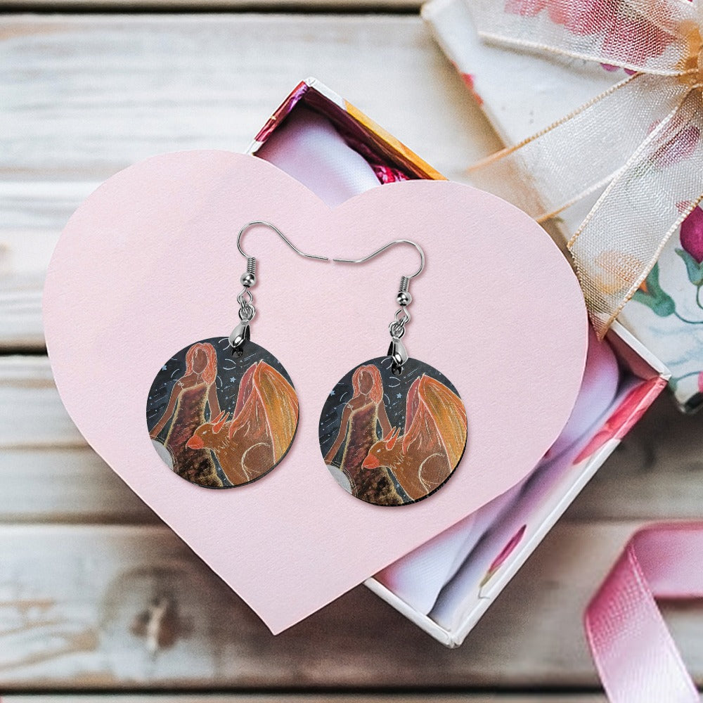 Goddess I Know Round Earring — Special Release- Griffin and Goddess