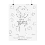 Aim for the Moon #AddYourColors Posters