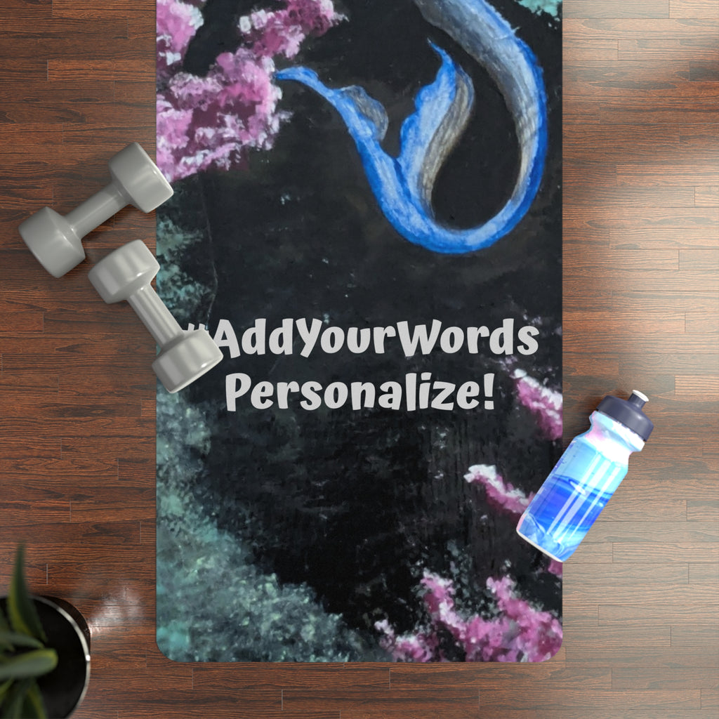 Mermaid Cove Rubber Yoga Mat
