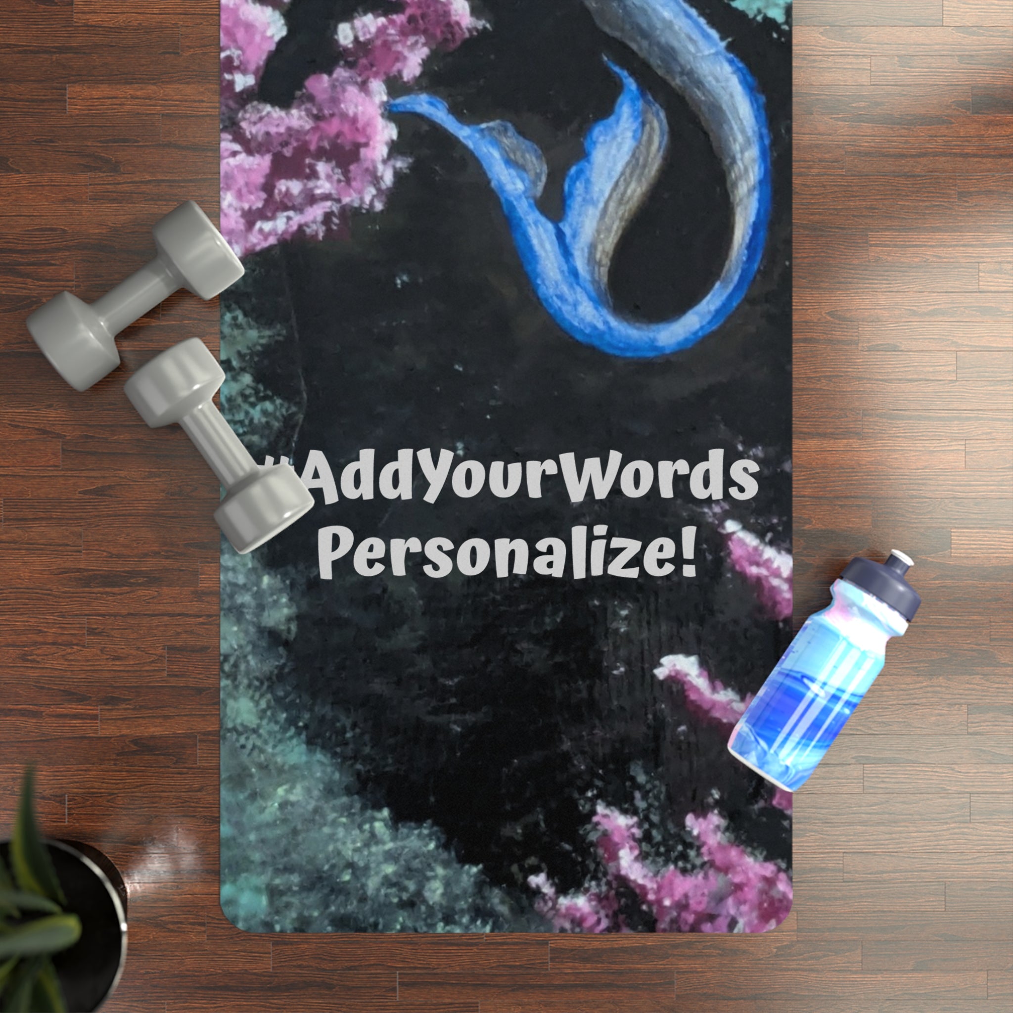 Mermaid Cove Rubber Yoga Mat