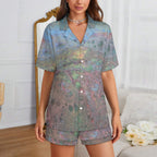 Women’s Short Sleeve Pajama Set Intermission Blues