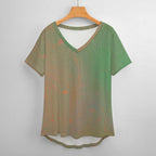 Women’s Printed V-Neck Tee Standing Ovation Series