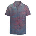 Men’s Short Sleeve Button Down Shirt Intermission Blues
