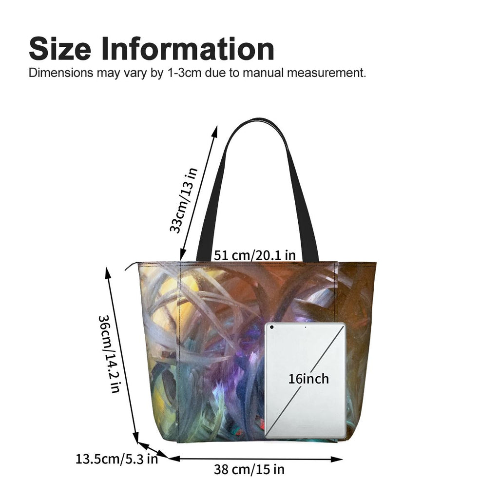 Artful Yoga Tote Bag