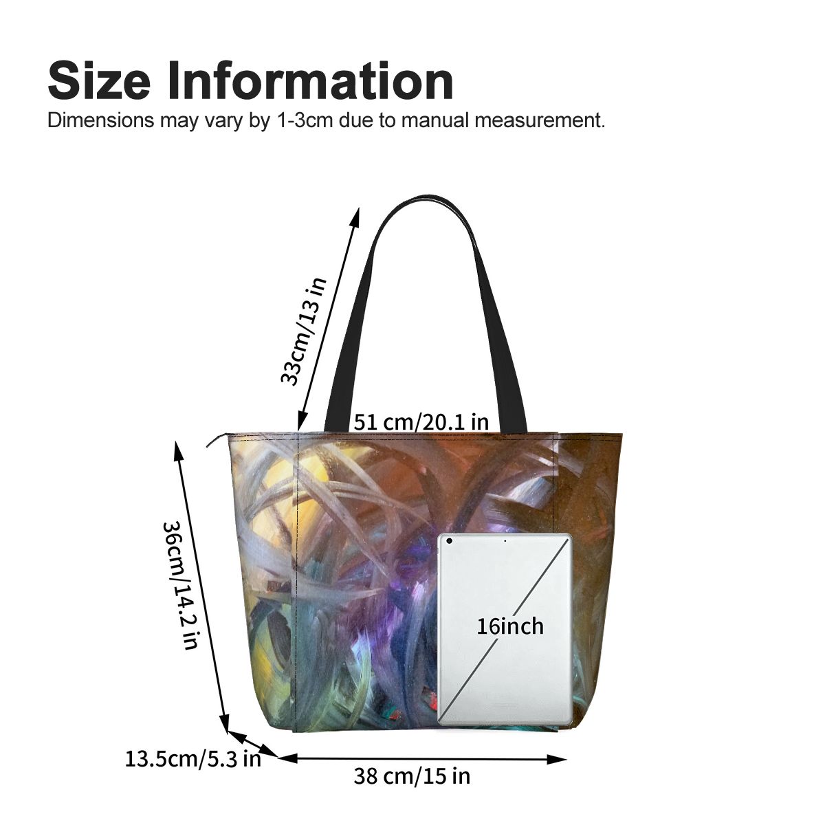 Artful Yoga Tote Bag