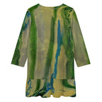Long-sleeved V-neck Ruffle Dress Standing Ovation Series