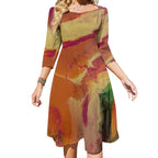 Sweetheart Knot Flare Dress Standing Ovation Series